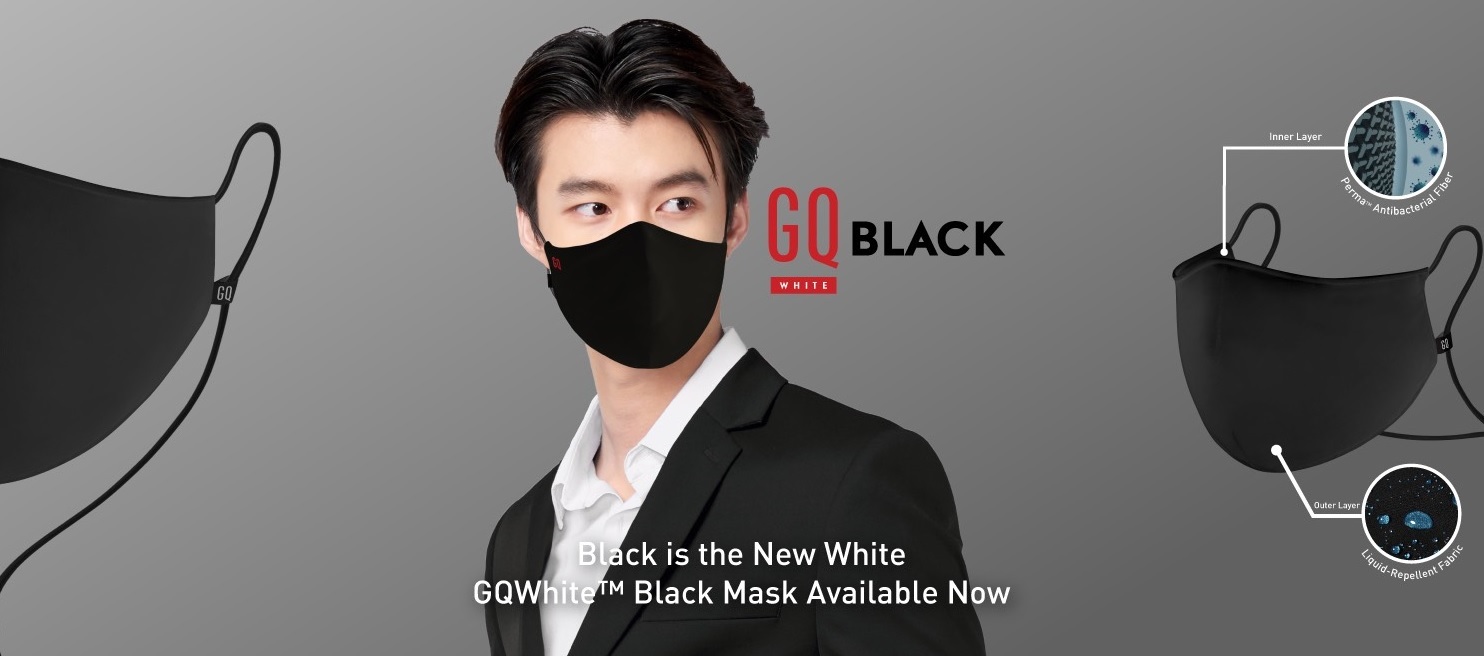 รีวิว หน้ากากผ้า GQ สีดำ สีขาว สีชมพู สีฟ้า สีเทา และหน้ากากเด็กรุ่น 2020
