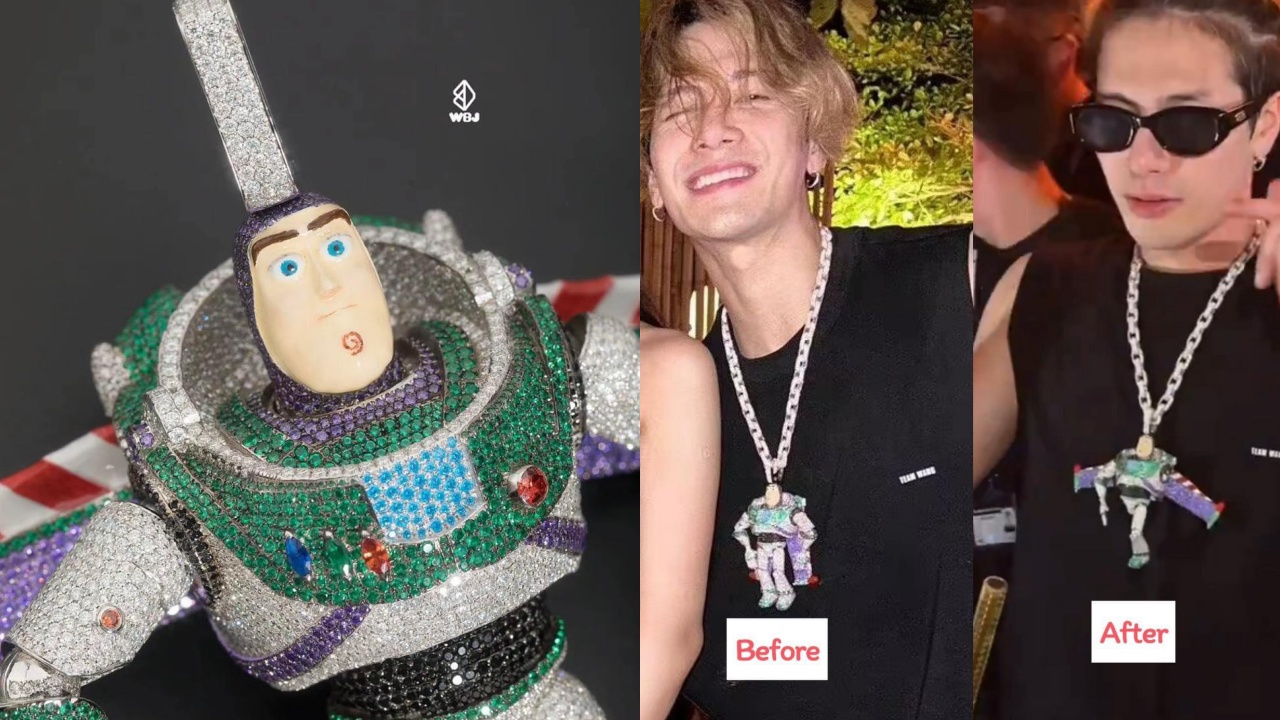 เปิดราคาสร้อย Buzz Lightyear แจ็คสัน หวัง สวมในงานวันเกิด ที่จังหวัดภูเก็ต