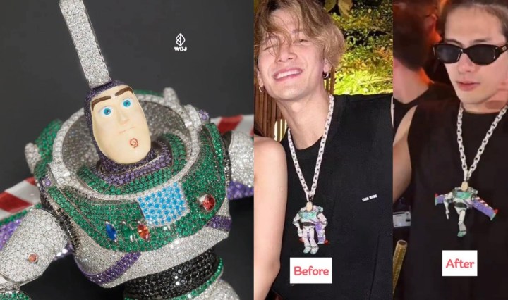 เปิดราคาสร้อย Buzz Lightyear แจ็คสัน หวัง สวมในงานวันเกิด ที่จังหวัดภูเก็ต