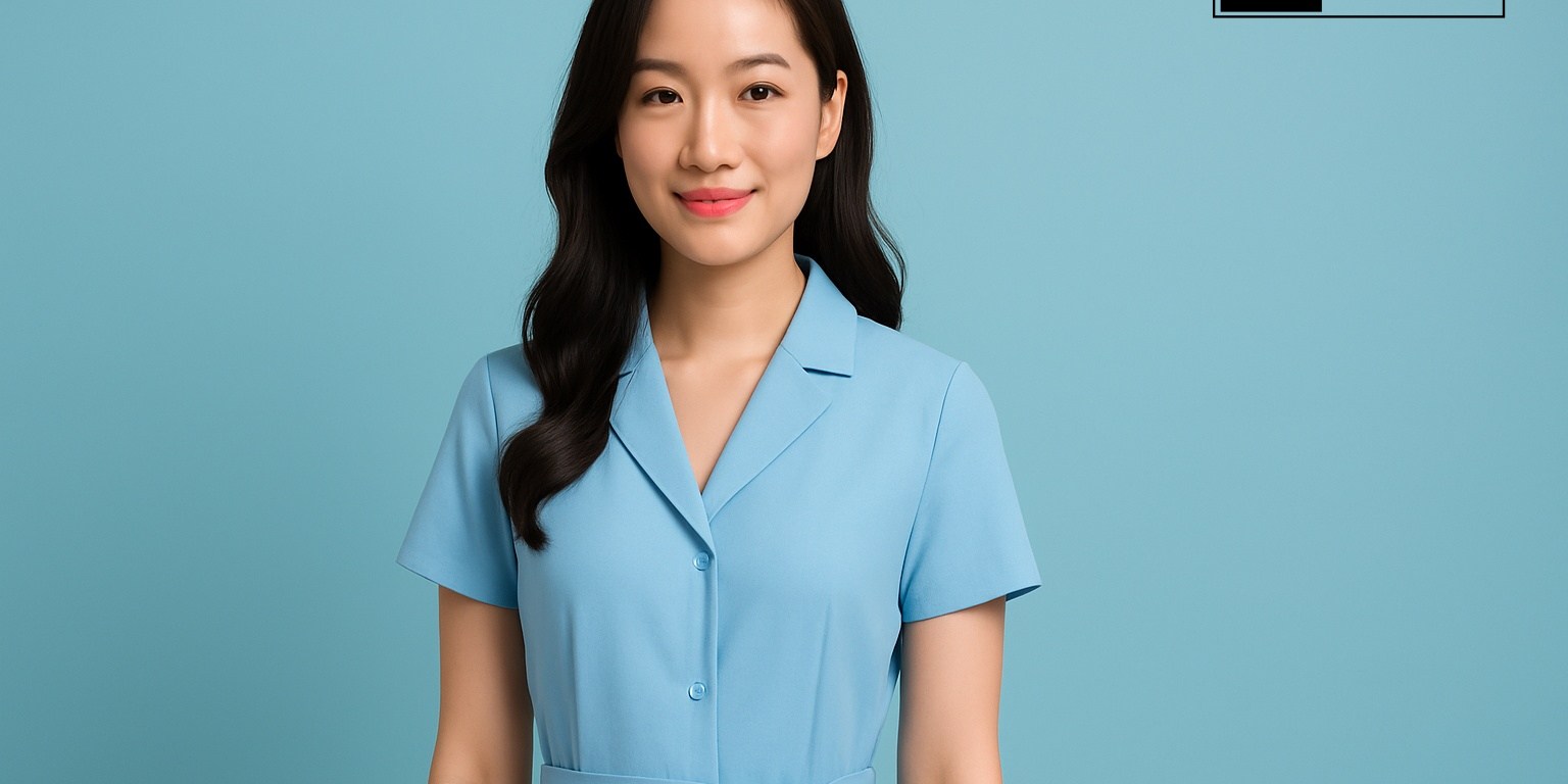 เสื้อสีฟ้าสุภาพ ใส่ไปงานวันแม่โรงเรียนลูก 2025