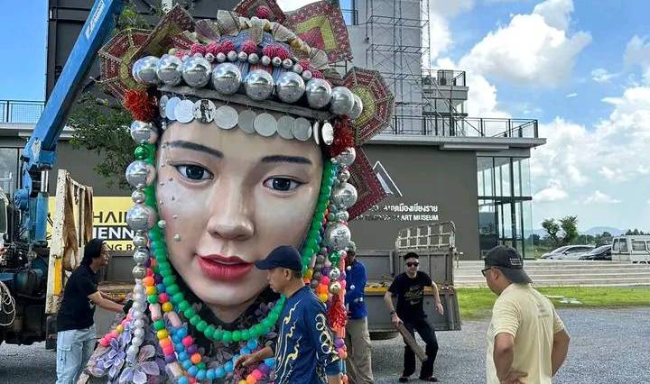 ANGLE แพะรับบาป ภาพจากเพจ รอบเวียงเมืองลำปาง , ขัวศิลปะ