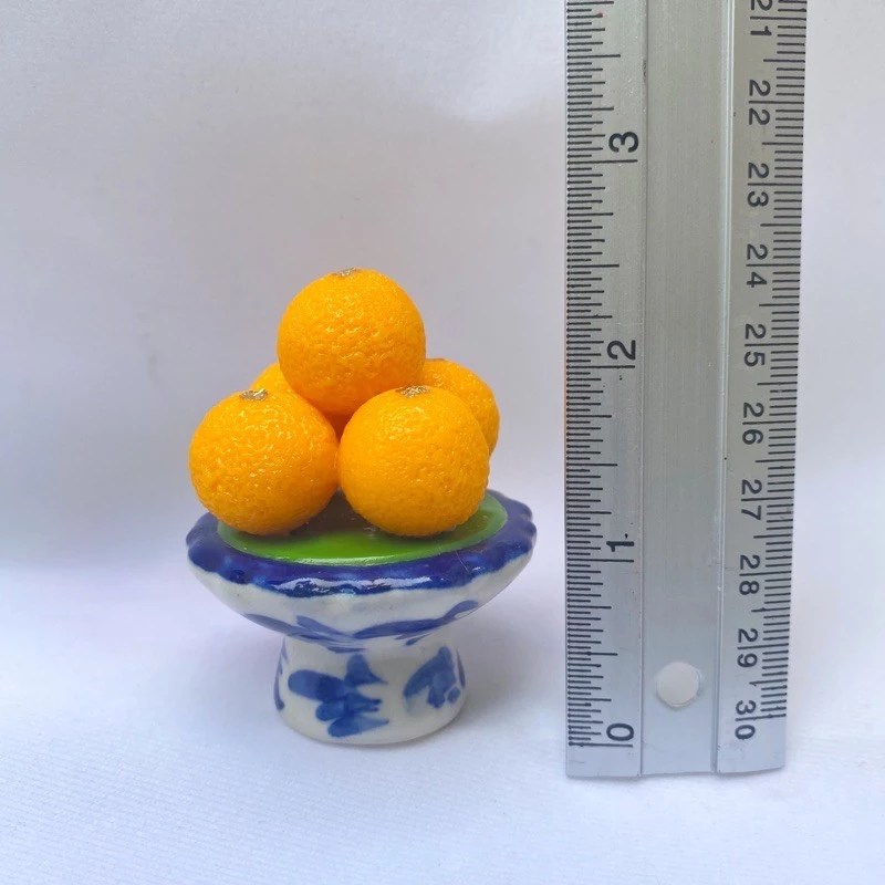 พานดินปั้นขนมลาดู โมทกะ ของถวายพระพิฆเนศ จากร้าน vimonnatsak