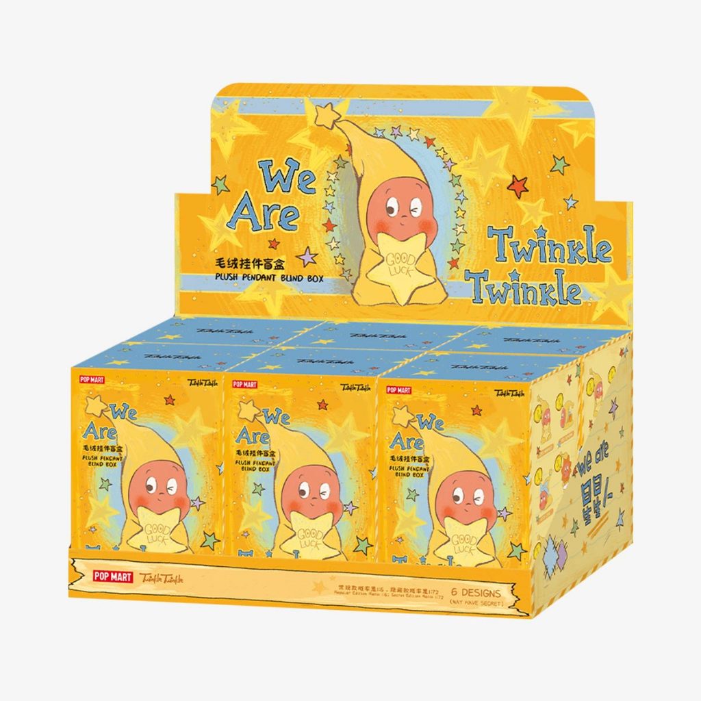 POPMART เติมของ 12.12 พวงกุญแจ Twinkle Twinkle Series-Plush Pendant Blind Box