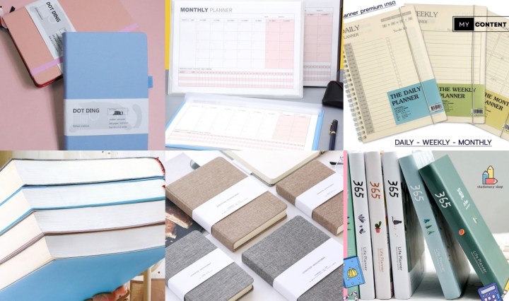 15 สมุดแพลนเนอร์ 2025 ไม่พลาดนัดรายวัน และรายเดือน