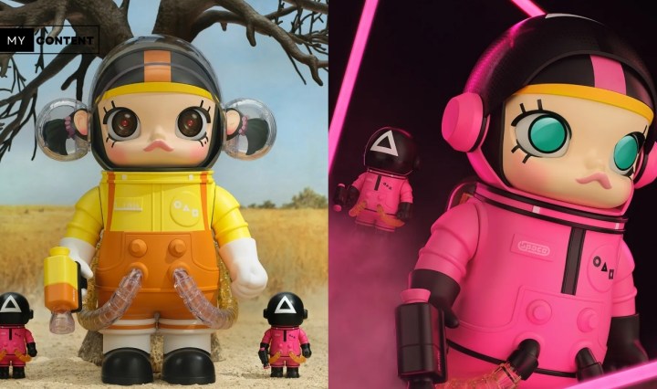 MEGA SPACE MOLLY 400%+100% Squid Game: ฟิกเกอร์สุดลิมิเต็ดสำหรับนักสะสมและแฟนคลับ Squid Game