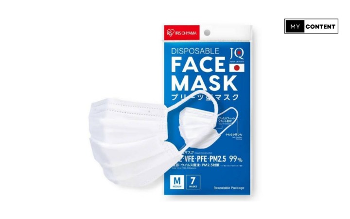 หน้ากากอนามัยกันฝุ่น PM2.5 ยี่ห้อไหนดี 2025 : ยี่ห้อ Iris Ohyama