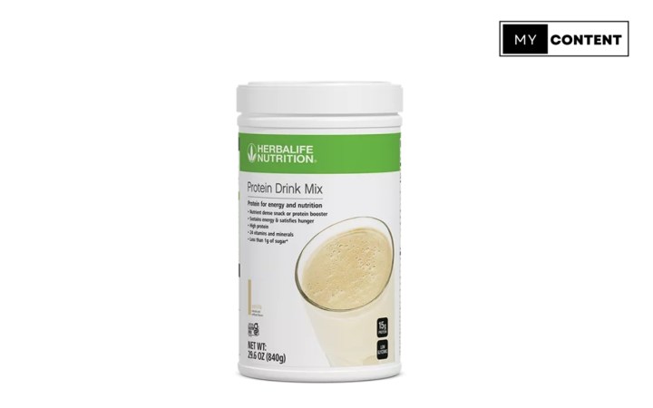 อาหารเสริมโปรตีนสำหรับผู้สูงอายุ : ยี่ห้อ Herbalife Protein Drink Mix