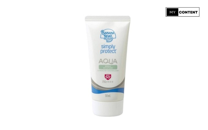 ครีมกันแดด SPF50 ยี่ห้อไหนดี : Banana Boat Simply Protect Aqua Daily Moisture SPF50+ PA++++