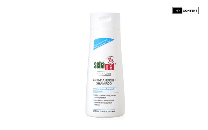 ใช้แชมพูอะไรแก้รังแค : Sebamed Anti-Dandruff Shampoo