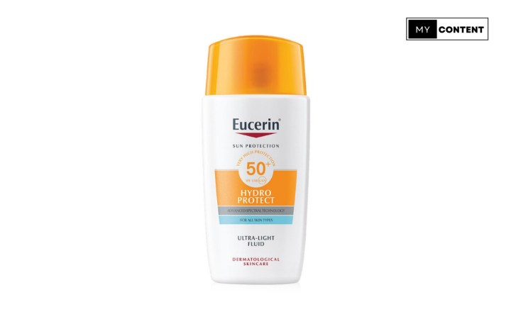 ครีมกันแดดไปทะเล ยี่ห้อไหนดี 2025 : Eucerin Sun Hydro Protect Ultra-Light SPF50+ PA++++