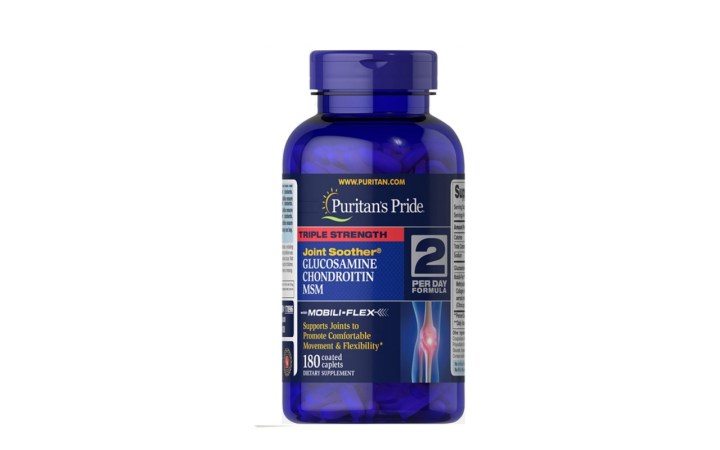 อาหารเสริมบำรุงข้อเข่าเสื่อม : Puritan’s Pride Triple Strength Joint Soother 