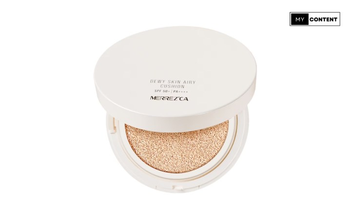 คุชชั่นยี่ห้อไหนดี 2025 : Merrezca Skin Up Light Foundation Cushion