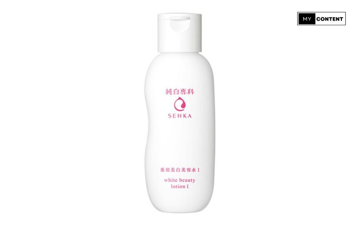 โทนเนอร์ สำหรับอายุ 40+ ยี่ห้อไหนดี 2025 : SENKA White Beauty Lotion Toner