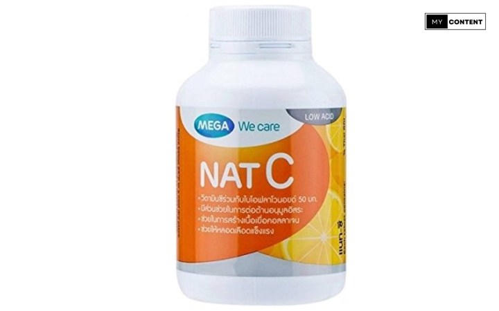 อาหารเสริมบำรุงผม ผิวหนัง และเล็บ ยี่ห้อไหนดี MEGA We Care Vitamin C