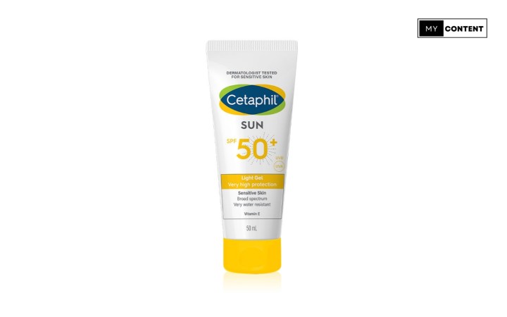 ครีมกันแดดผู้ชายยี่ห้อไหนดี : Cetaphil Sun SPF50+ Light Gel