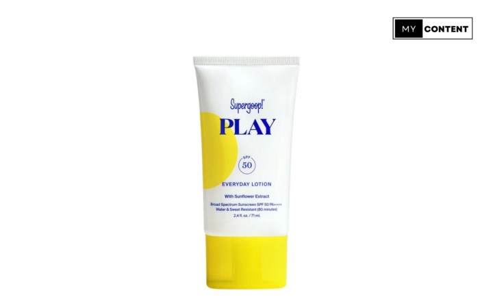 ครีมกันแดดไปทะเล ยี่ห้อไหนดี 2025 : Supergoop! Play Everyday Lotion SPF50 PA++++