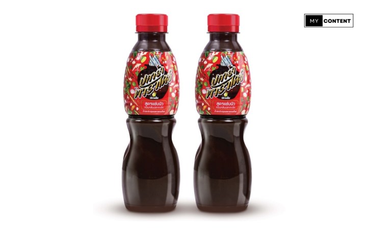 น้ำปลาร้าส้มตำอร่อยๆ ยี่ห้อพาราไดซ์ ตราปลาหมึก