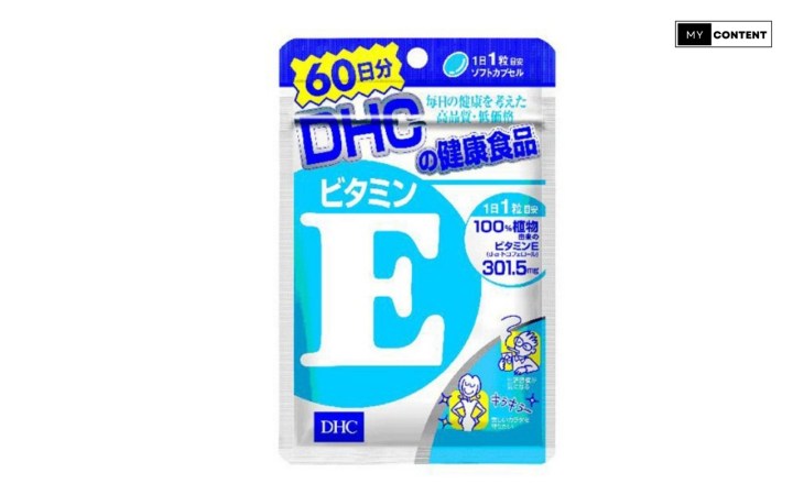 อาหารเสริมบำรุงผม ผิวหนัง และเล็บ ยี่ห้อไหนดี DHC Vitamin E