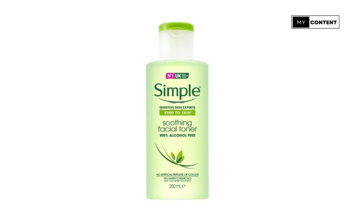 โทนเนอร์ไม่มีแอลกอฮอล์ ยี่ห้อ Simple Soothing Facial Toner
