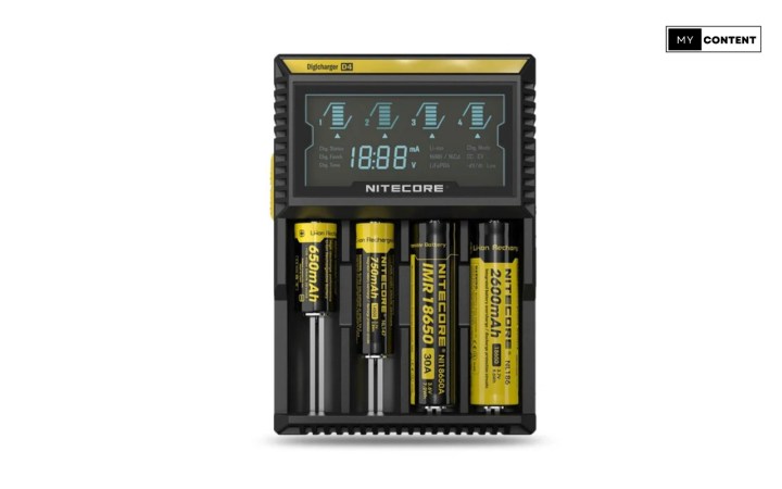 10 ที่ชาร์จถ่าน และถ่านชาร์จของอะไรดี 2025 Nitecore D4 Charger