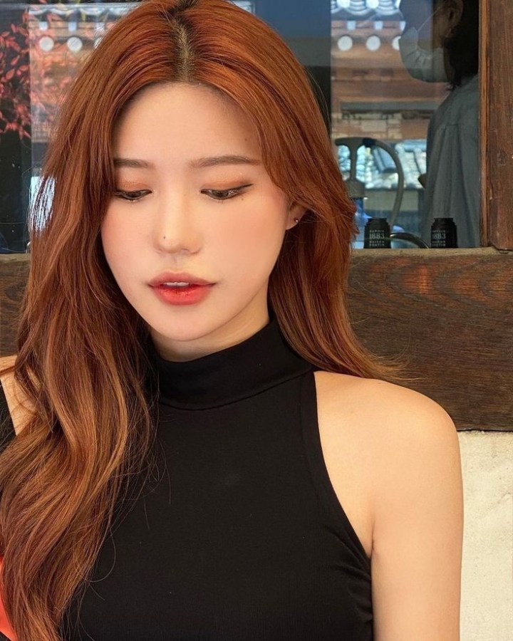 สีผมหน้าสว่างผิวสองสี : ทองแดงประกายทอง Copper Gold