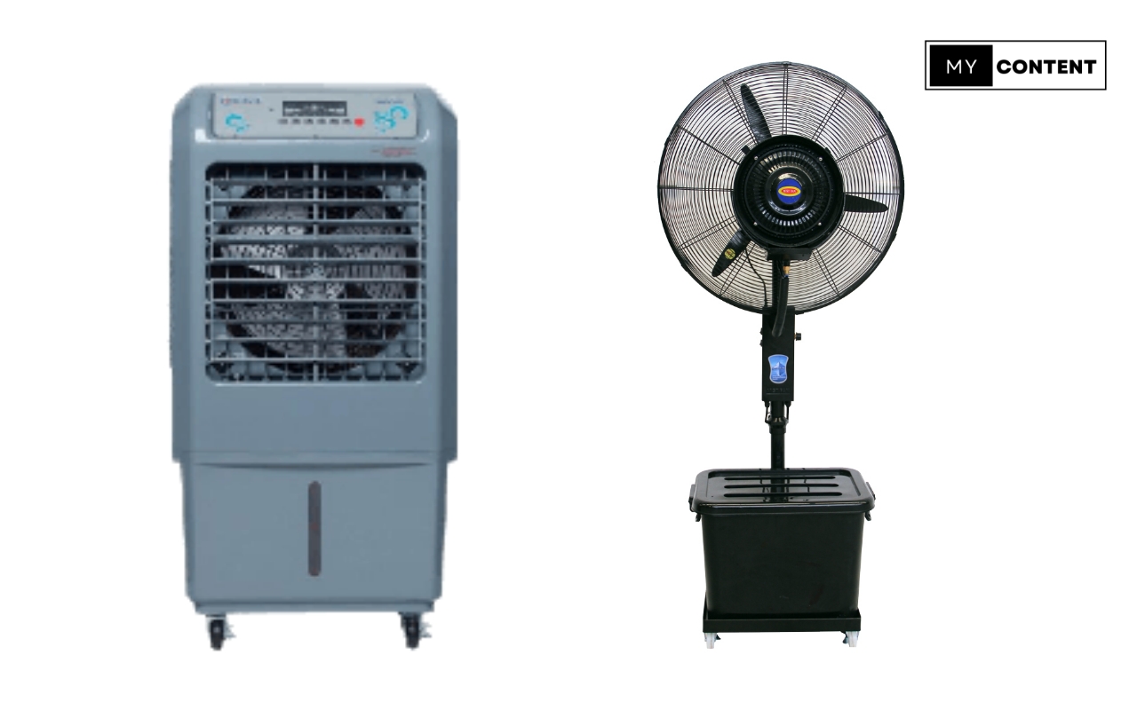 พัดลมไอเย็น กับ พัดลมไอน้ำ เย็นต่างกันยังไง?