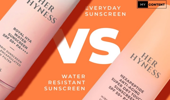 วิธีเลือก กันแดด Her Hyness แต่ละสี แต่ละสูตร