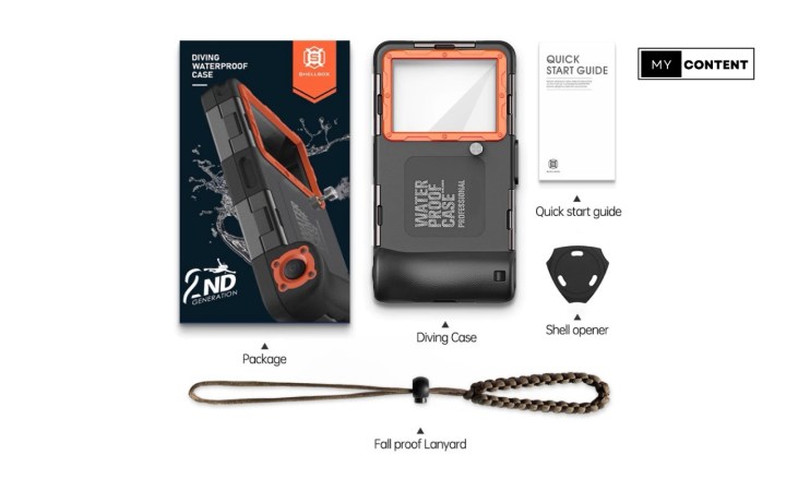 เคสกันน้ำ 50 ฟุต ใส่ได้กับโทรศัพท์มือถือทุกรุ่น