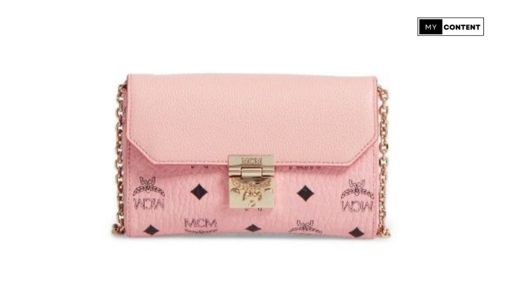กระเป๋า MCM สีชมพู MCM Millie Visetos Crossbody Pink