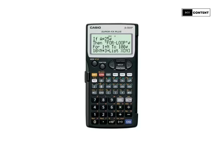 เครื่องคิดเลขวิทยาศาสตร์ Casio fx-5800P