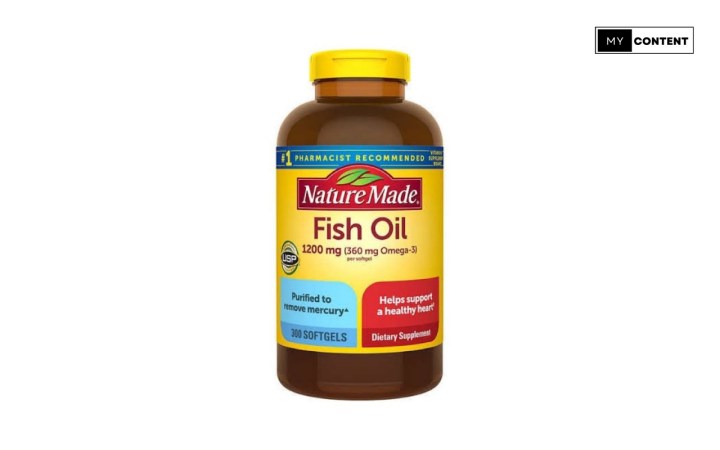 อาหารเสริมโอเมก้า 3 ยี่ห้อ Nature Made Fish Oil 1,200 mg
