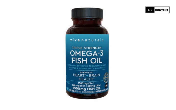 อาหารเสริมโอเมก้า 3 ยี่ห้อ Viva Naturals Omega 3 Fish Oil