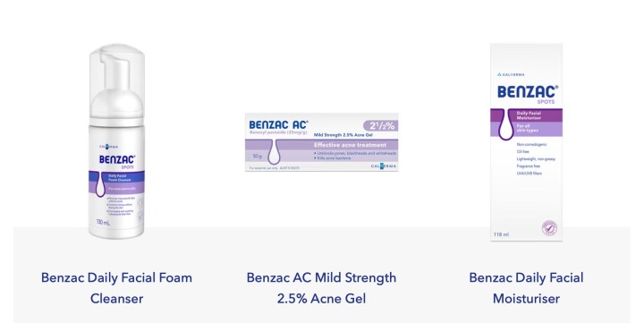 “Benzac” มีผลิตภัณฑ์รักษาสิวแบบไหนบ้าง?