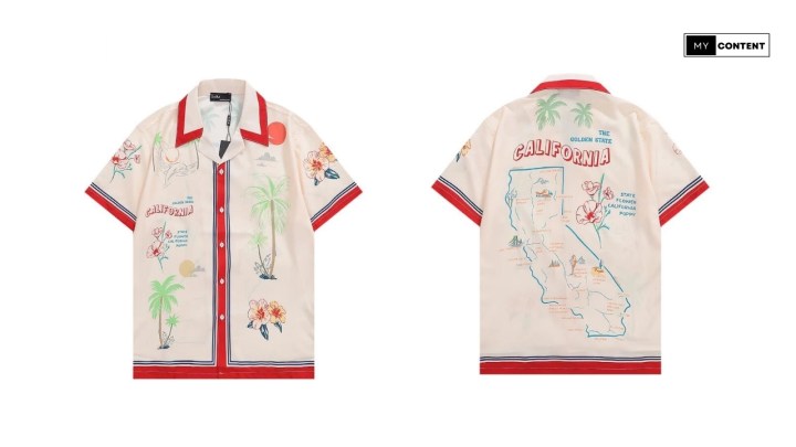 เสื้อฮาวาย ZARA ลาย California ผู้หญิง