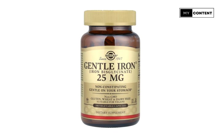 อาหารเสริมธาตุเหล็ก ยี่ห้อ Solgar Gentle Iron 25 mg