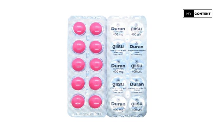 ยาแก้อักเสบ Ibuprofen (ซื้อได้ทั่วไป)