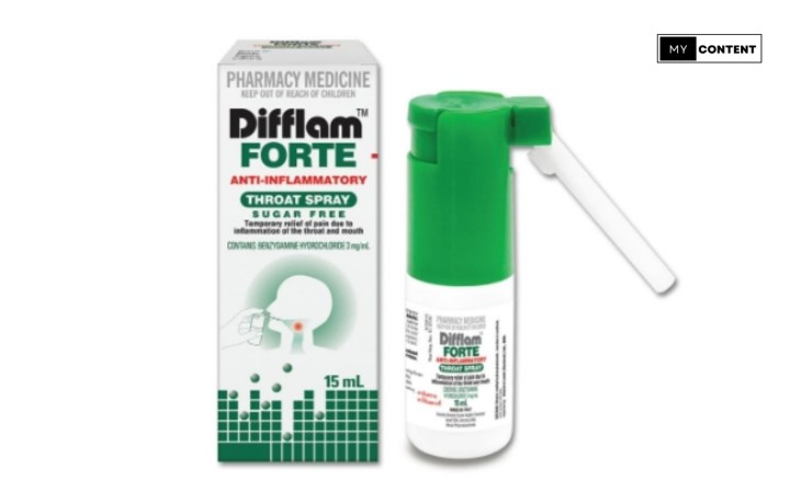 ยาแก้อักเสบ Difflam Spray (สเปรย์พ่นคอ)