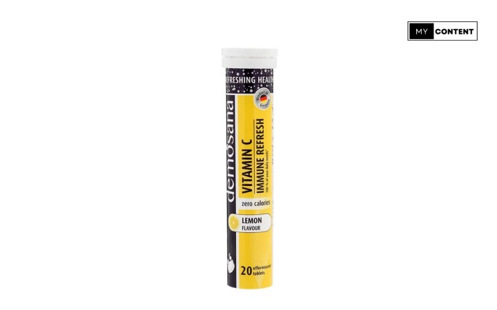 วิตามินซีเม็ดฟู่ ยี่ห้อ Demosana Vitamin C (Lemon)