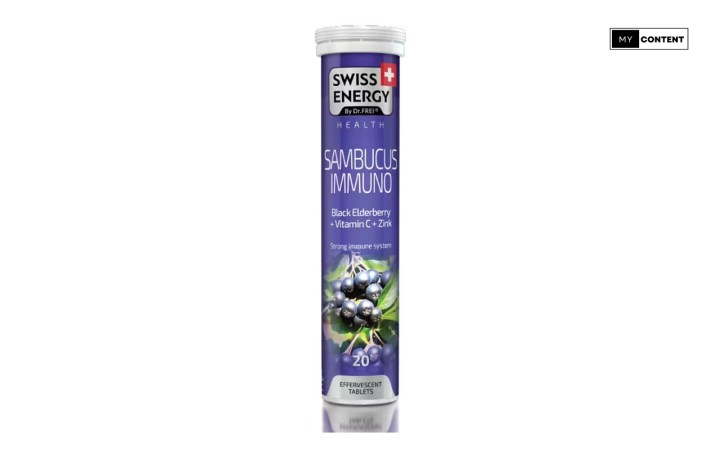 วิตามินซีเม็ดฟู่ ยี่ห้อ Swiss Energy Sambucus Immuno