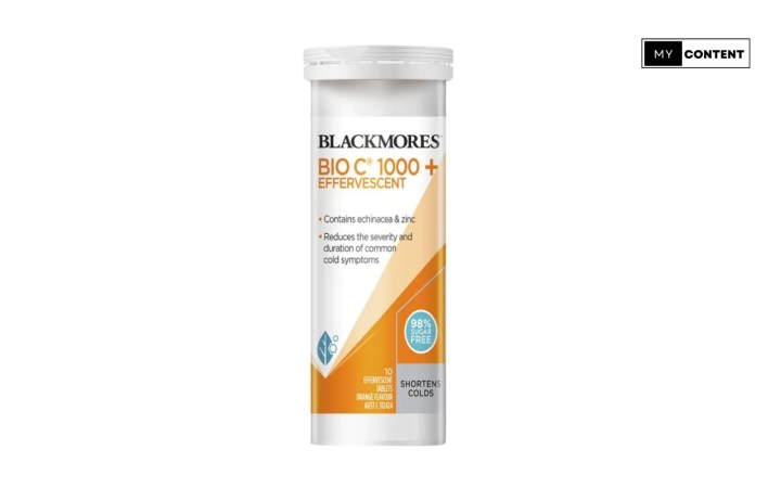 วิตามินซีเม็ดฟู่ ยี่ห้อ Blackmores Bio C 1000 Effervescent