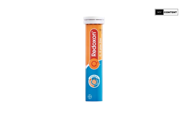 วิตามินซีเม็ดฟู่ ยี่ห้อ Redoxon Zinc