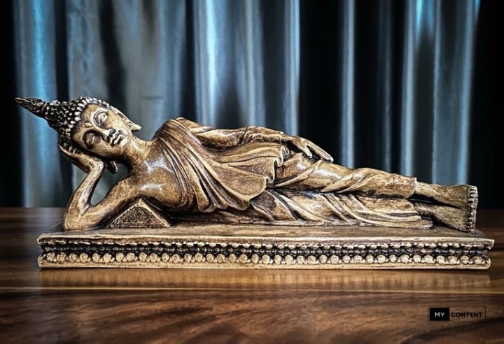 พระนอน ปางไสยาสน์ หน้าตัก 5 นิ้ว สีเอิร์ธโทน