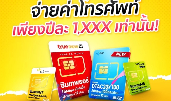รวมซิมเน็ตรายปี 2568 ไม่ลดสปีด ซื้อที่ไหน ค่ายไหนคุ้มสุด
