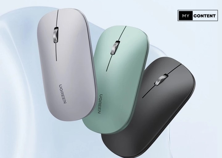 Ugreen เมาส์บลูทูธ 2.4G + 5G Dual Mode (เสียงเงียบ + 4000 DPI)