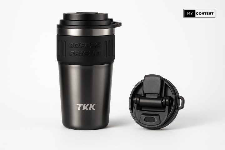 แก้วเก็บอุณหภูมิเคลือบเซรามิก ยี่ห้อไหนดี : ยี่ห้อ TKK