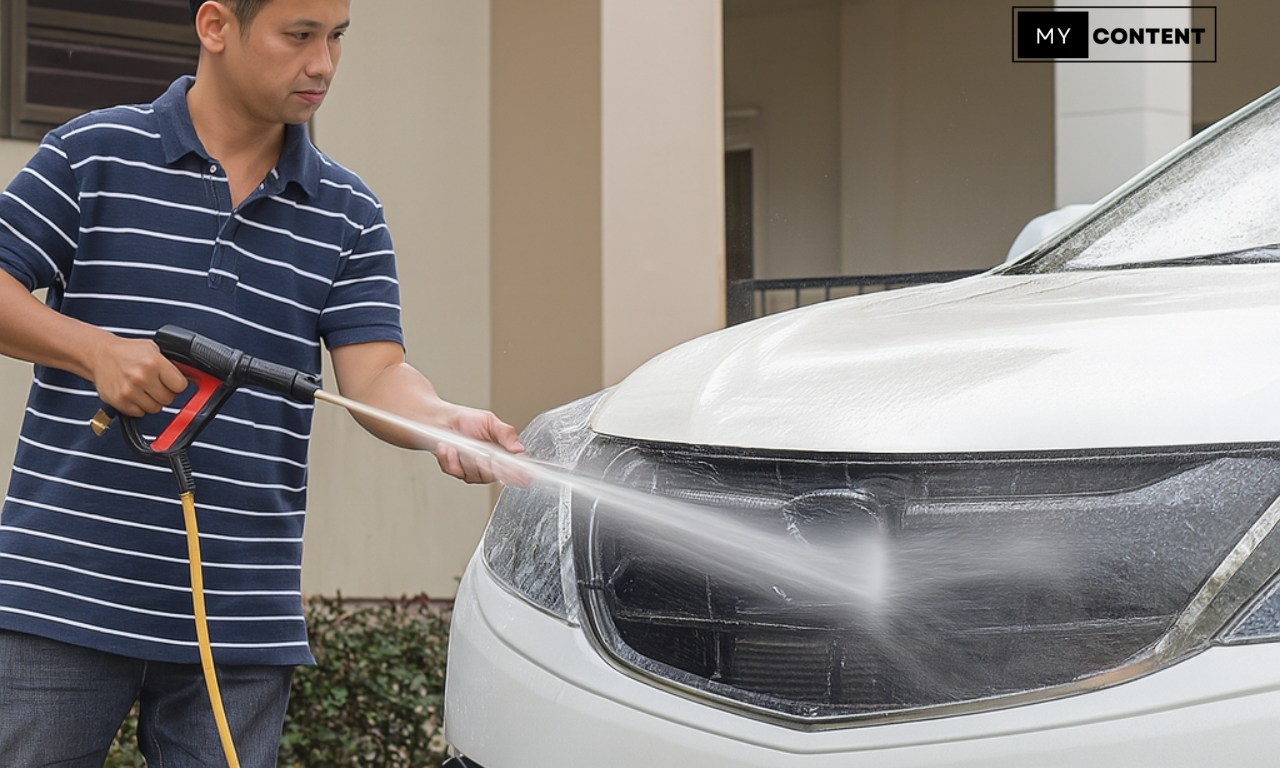 วิธีใช้เครื่องฉีดน้ำแรงดันสูง ล้างรถอย่างถูกต้อง