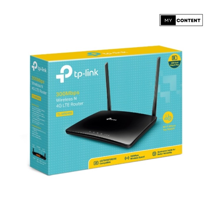 Router WiFi ยี่ห้อ TP-Link รุ่น TP-Link TL-MR6400