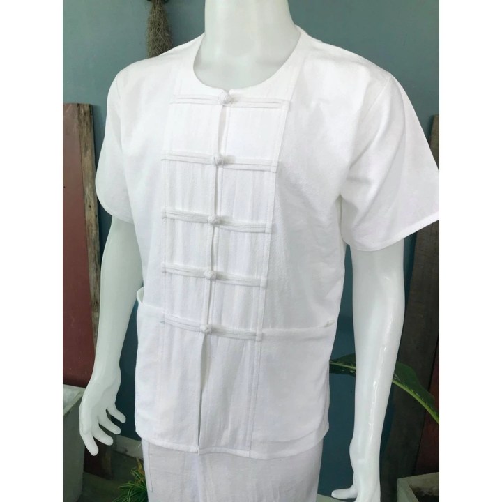 ชุดไปวัดผู้ชาย ใส่ไปทำบุญ