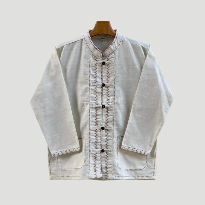 ชุดไปวัดผู้ชาย ใส่ไปทำบุญ