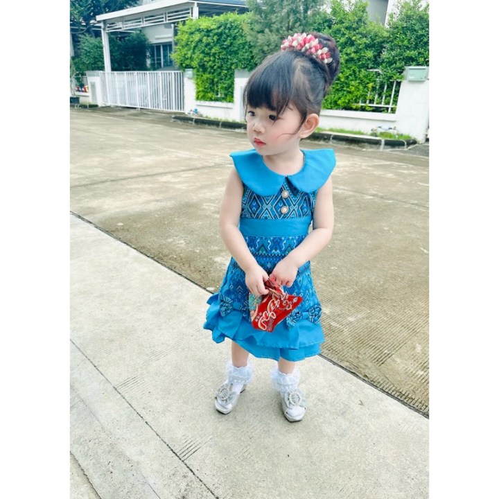 รวม 10 ชุดไปวัดเด็กผู้หญิง น่ารัก เรียบร้อย ใส่สบาย ราคาเบาๆ